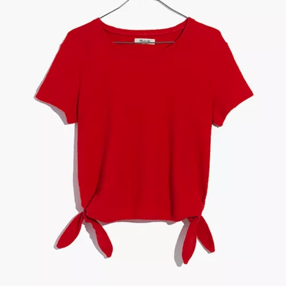 Madewell Texture and Thread Modern Side-Tie Top - Picture 3 of 7